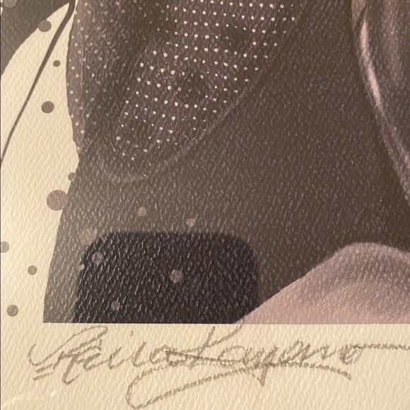 Reina Koyano Jordan 13 Black Cats signed print - Picture 2 of 2